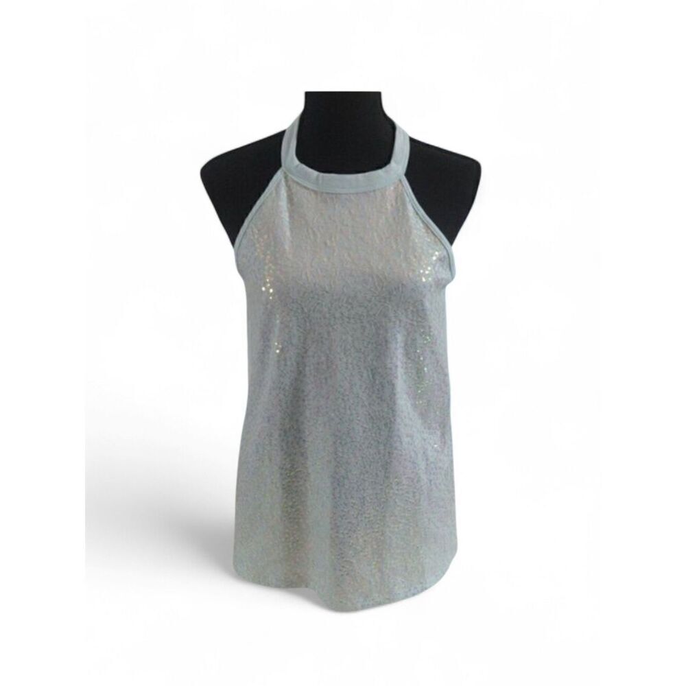 Haptics by Holly Harper Light Green Sequin Sparkle Tank Top New without Tags